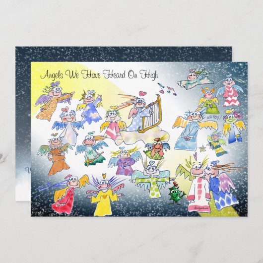 高いおもしろい休日に聞いた天使 シーズンカード (正面/裏面)