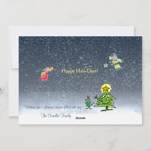 高いおもしろい休日に聞いた天使 シーズンカード (裏面)