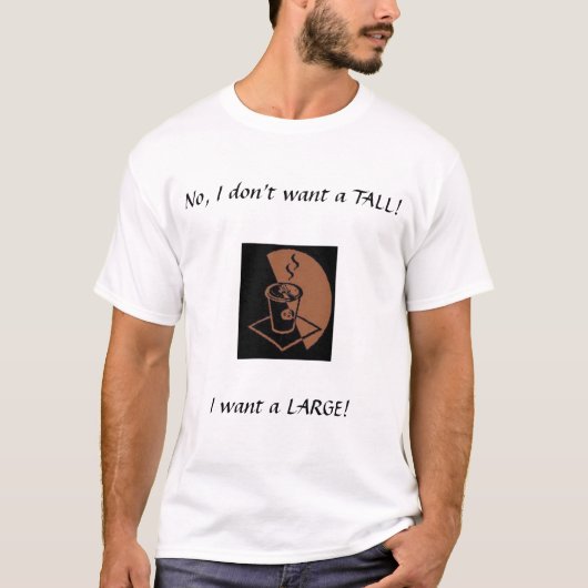 高いではなくの大きいの Tシャツ (正面)