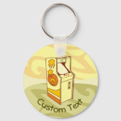 高いアーケードゲームコンソールのキーチェーン キーホルダー (正面)