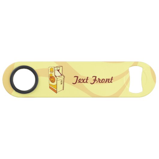 高いアーケードゲームコンソールのスピードボトルオープナー スピード栓抜き (正面(横))