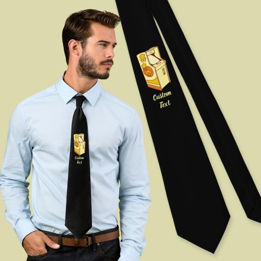 高いアーケードゲームコンソールネクタイ ネクタイ