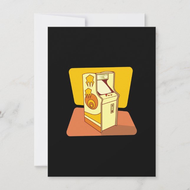 高いアーケードゲームコンソール (正面)