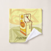 高いアーケードゲームコンソール バスタオルセット (ウォッシュタオル)