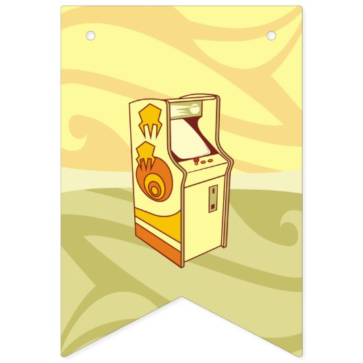 高いアーケードゲームコンソール バンティングフラッグ (第13の旗)