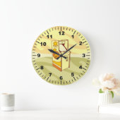 高いアーケードゲームコンソール ラージ壁時計 (ホーム)