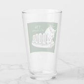 高いガラス タンブラーグラス (裏面)