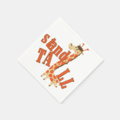 高いキリンの立場 スタンダードカクテルナプキン (角)