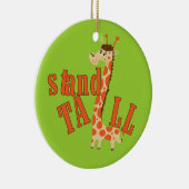 高いキリンの立場 セラミックオーナメント (右)