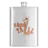 高いキリンの立場 フラスク (正面)