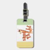 高いキリンの立場 ラゲッジタグ (正面縦)