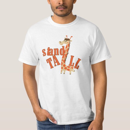 高いキリンの立場 Tシャツ (正面)
