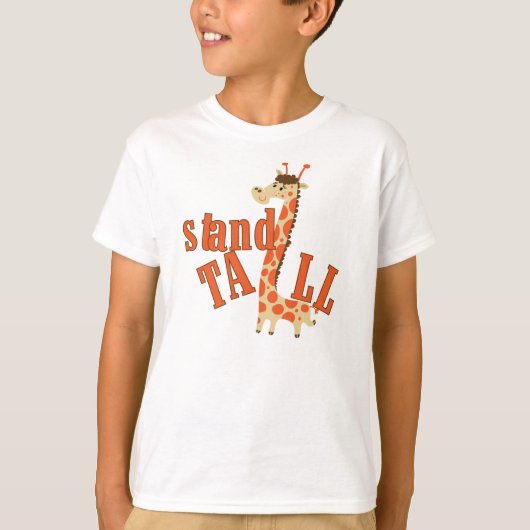 高いキリンの立場 Tシャツ (正面)