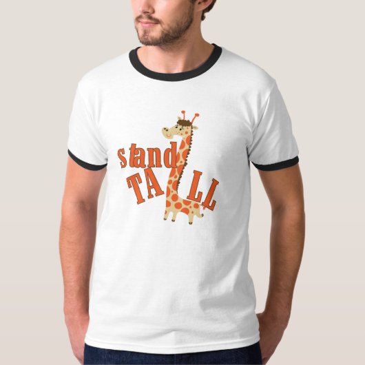 高いキリンの立場 Tシャツ (正面)