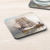 高いクリッパー船の海の外洋のコースター コースター (左側)