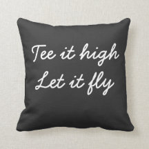 高いゴルフT。スローガンを飛ばす