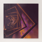 高いトレッスルトレイル橋 ジグソーパズル (横)