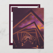 高いトレッスルトレイル橋 ポストカード (正面/裏面)