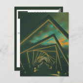 高いトレッスルトレイル橋 ポストカード (正面/裏面)