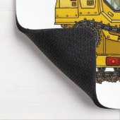 高いドライブブルドーザーの土の引越し業者の建築のマウス マウスパッド (コーナー)