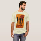 高いバイクの武装隊 Tシャツ (正面フル)