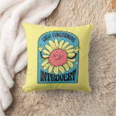 高いファンショニング内向きレトロ花 クッション (ブランケット)