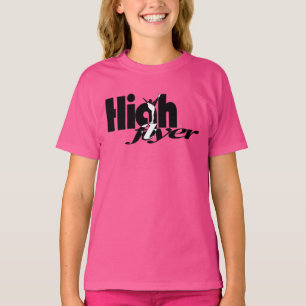 高いフライヤの応援の子供のワイシャツ Tシャツ