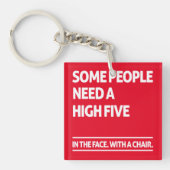 高い五を要する者がある キーホルダー (正面)