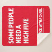 高い五を要する者がある シェルパブランケット (正面(横))