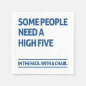 高い五を要する者がある スタンダードカクテルナプキン (正面)