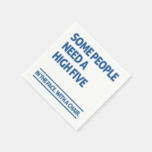 高い五を要する者がある スタンダードカクテルナプキン (角)