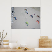 高い凧(キテサーフキテボードキテボード) ポスター (キッチン)