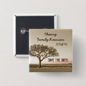 高い国の保存日付のカスタムな家族会 缶バッジ (正面&裏面)