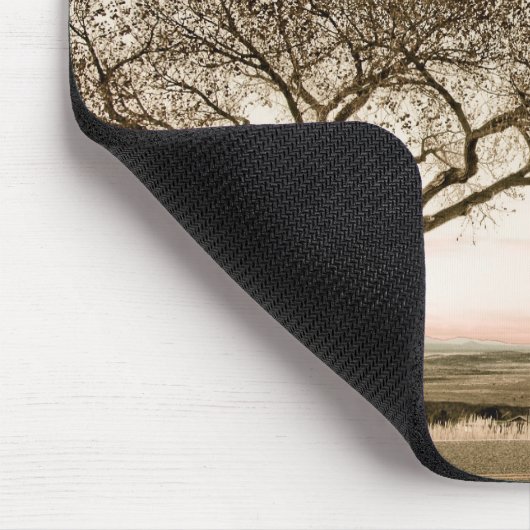 高い国の保存日付の家族会 マウスパッド (コーナー)