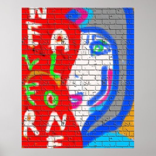 高い女司祭は決して一人の愛はグラフィティを進化 ポスター (正面)