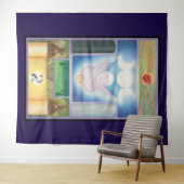 高い女司祭 タペストリー (インサイチュ(横))