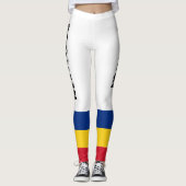 高い定義のルーマニア語 レギンス (正面)