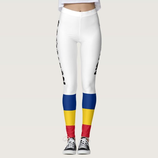 高い定義のルーマニア語 レギンス (正面)