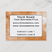 高い尼僧の占いカード 名刺 (裏面)