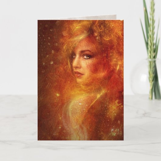 高い尼僧の火 カード (正面)