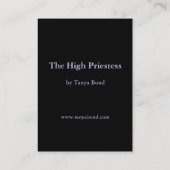 高い尼僧 名刺 (裏面)