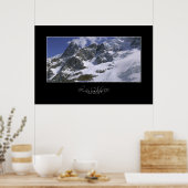 高い山：フランスのラ・メイジェ ポスター (キッチン)