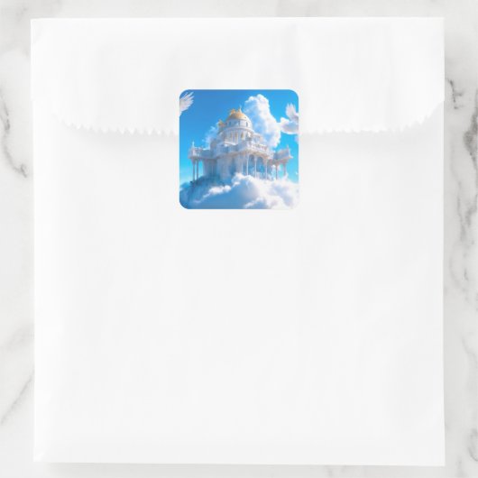 高い志の城 スクエアシール (バッグ)