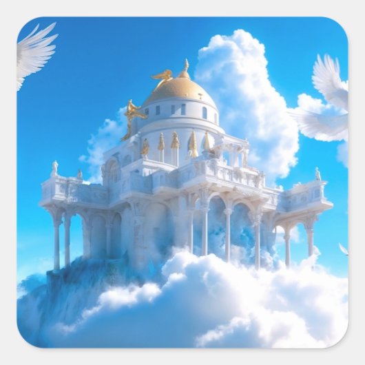 高い志の城 スクエアシール (正面)