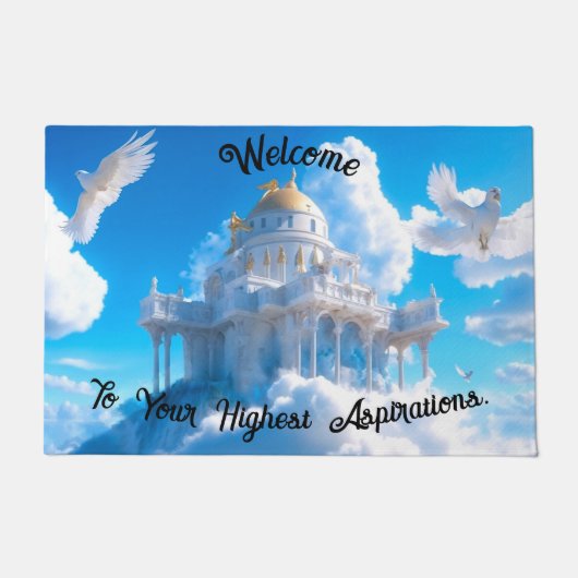 高い志の城 ドアマット (正面)