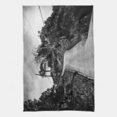 高い所に行く キッチンタオル (縦)