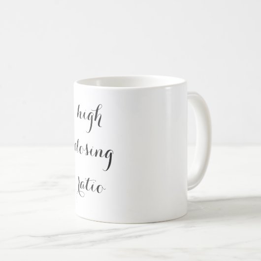 高い最後の比率-雌犬WHOの終わりのためのマグ コーヒーマグカップ (正面右)