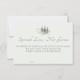 高い木材の水の色の常緑安全カード 出欠カード