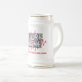 高い未来の震動のマグ ビールジョッキ (正面右)