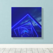 高い架台橋 キャンバスプリント (インサイチュ (ウッドフロア))